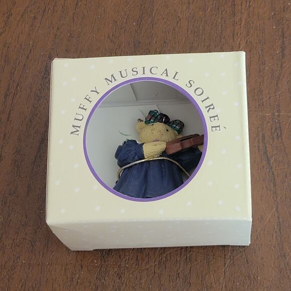 Vintage @1993 Muffy Vanderbear Collection Muffy Musical Soiree Ornament New - Picture 2 of 11